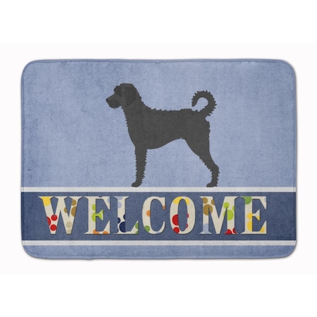 Carolines Treasures Labradoodle Welcome Machine Washable Memory Foam Mat BB8337RUG